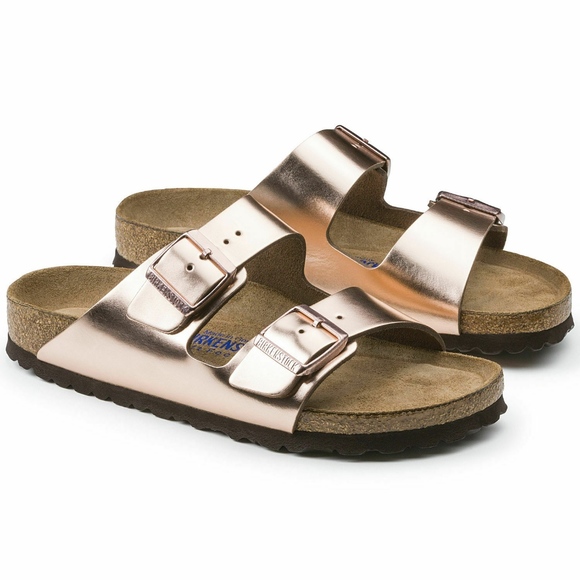 Birkenstock Arizona Metallic Sandal 41 N - Picture 2 of 8